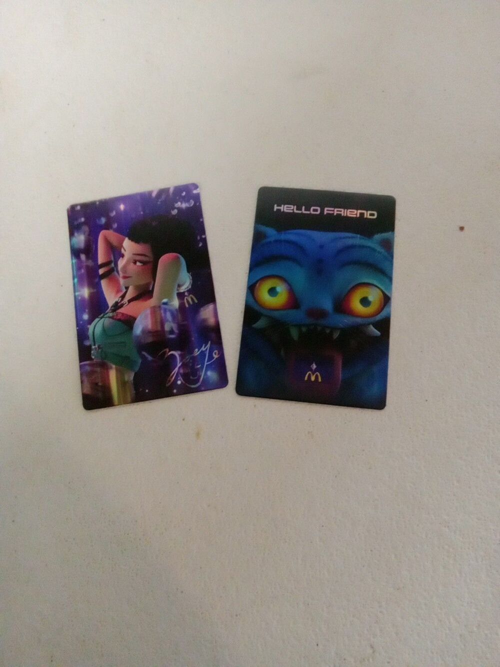 McDonalds KPOP Demon Hunters Foil Photocard Zoey Code Not Used